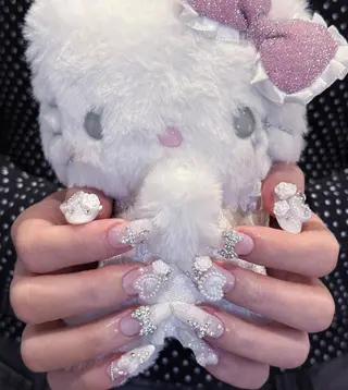 ネイル By moonネイル 🌷ワンホン/韓国風のネイルデザイン