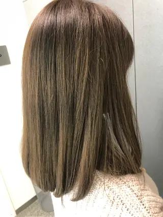 ミディアム カラー BRIDGE あきらのヘアスタイル