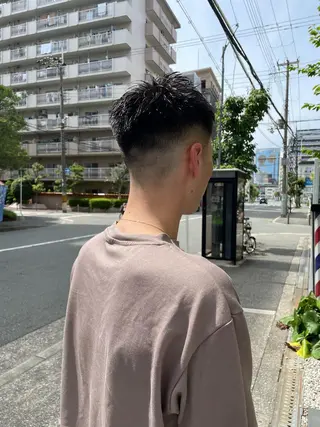 ショート メンズ 坪田 龍樹のヘアスタイル