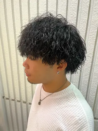 パーマ メンズ 🦕望月渉🦕 パーマ🌪️ブリーチのヘアスタイル