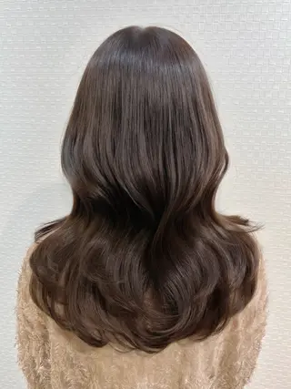 セミロング カラー 柔らか垢抜けｶﾗｰと ｶｯﾄ🫧ASUKAのヘアスタイル