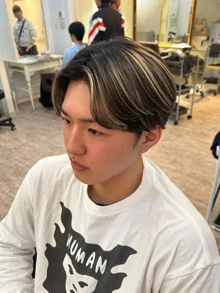 ショート メンズ ボブ／艶カラー ❣️マナミのヘアスタイル