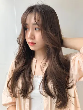 ロング カラー 韓国ヘア×髪質改善 /yoshikaのヘアスタイル