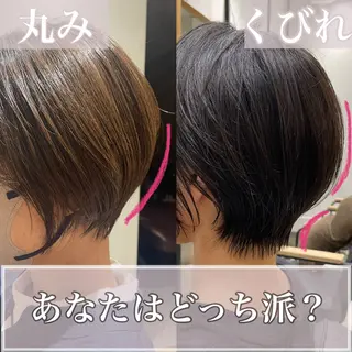 ショート くびれミディアム/似 合わせ/鎌倉/edAのヘアスタイル