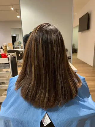 ロング 古田 力気のヘアスタイル