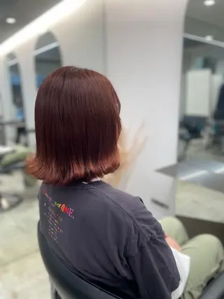 ミディアム 🤍ショートボブ 🤍NANAMI🤍のヘアスタイル
