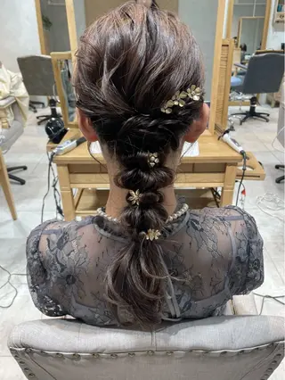 ヘアアレンジ 白井 雪乃のヘアスタイル