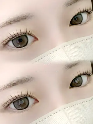 マツエク・マツパ WHITE EYE YUINAのマツエク・マツパデザイン