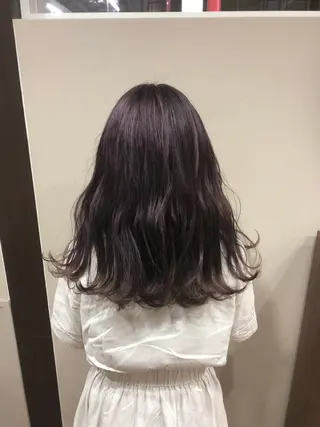 セミロング カラー 東條 克義のヘアスタイル
