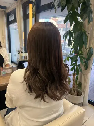 ロング カラー 赤み消しカラー🌿‬ 透明感/Hikariのヘアスタイル