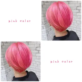 ショート カラー メンズ ブリーチなし艶カラー 東家のヘアスタイル