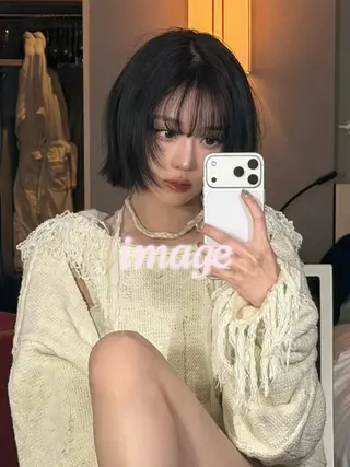 hiyori🎀/艶 カラー/レイヤーのヘアスタイル