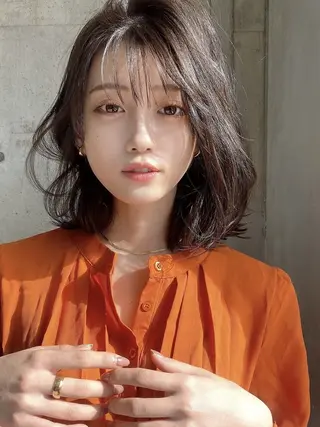 ミディアム カラー 井内 亮次のヘアスタイル