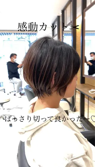 ショート 林 瑞起のヘアスタイル