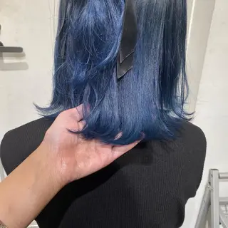 ミディアム サイレント美容師 アイリィのヘアスタイル