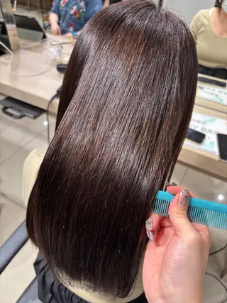 ロング カラー 🍒カラー/縮毛🍒 こばるのヘアスタイル