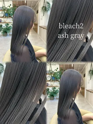 ミディアム カラー 似合わせボブ/ ハイトーン/すずきのヘアスタイル