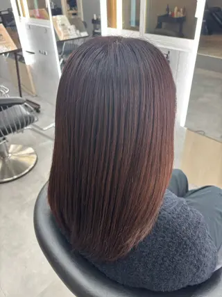 カラー 縮毛矯正/カラ ー/艶髪🌻ひな🌻のヘアスタイル