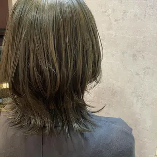 ミディアム カラー ☁️メンズカット/ HIKARI☁️のヘアスタイル