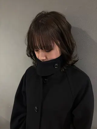 ミディアム カラー Fujita Neneのヘアスタイル