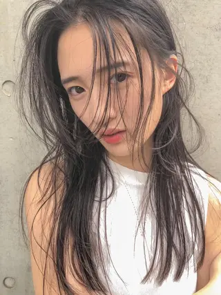 ロング nessヤマサキ リュウタのヘアスタイル