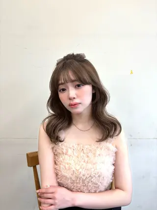 ミディアム Unami 表参道 Mayukiのヘアスタイル