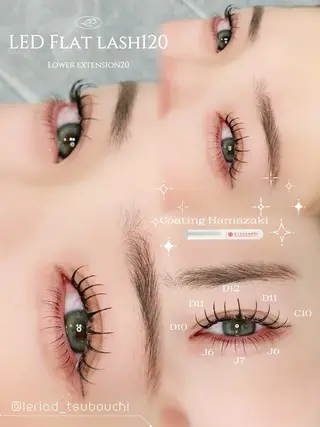 マツエク・マツパ ルリアド栄🦋 ツボウチのマツエク・マツパデザイン