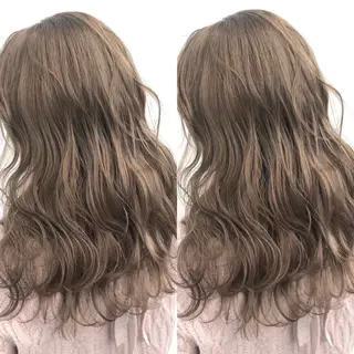 ロング カラー ブリーチ無しダブル カラー🦕まどかのヘアスタイル