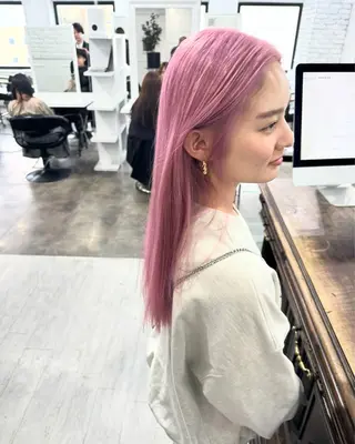 ロング カラー SALOWIN札幌大通り所属・札幌ブリーチカラー/ ダブルカラー/ドイのヘアスタイル