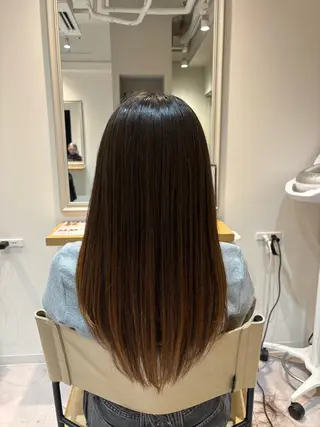 ロング 江副 朱星のヘアスタイル