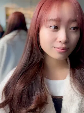 セミロング W_SALON ［四条河原町］のヘアスタイル