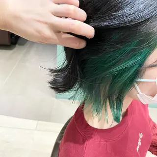 ミディアム equal銀座 黒田💚のヘアスタイル