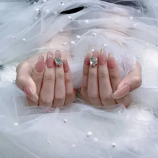 ネイル パーツ全部¥110 サロンミミのネイルデザイン