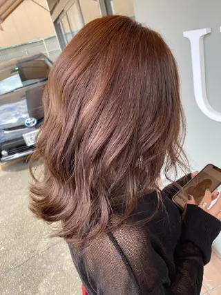 セミロング 平田 広大のヘアスタイル