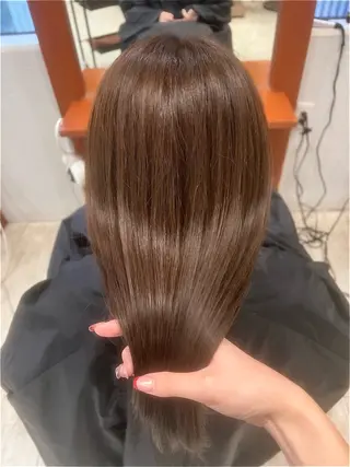 ロング カラー okada riruのヘアスタイル