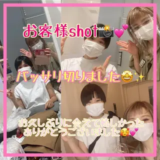 ショート カラー パーマ ヘアアレンジ メンズ キッズ ネイル マツエク・マツパ ✂︎ショート、ボブ、 レイヤー🩵YUMIのヘアスタイル