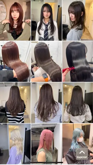 セミロング カラー 縮毛矯正 髪質改善寺坂雄飛💐のヘアスタイル