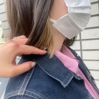 カラー パーマ/ボブ/ 佐々木翔のヘアスタイル