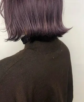 ミディアム カラー ボブ/ミディアム RIONAのヘアスタイル