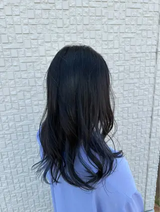 セミロング カラー 艶髪カラー/髪質改善 細貝 舞利のヘアスタイル