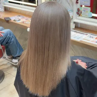 セミロング カラー 横浜パーマ🌐ボブ✨ 暖色カラーもえかのヘアスタイル