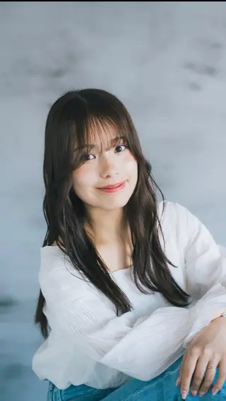 ロング 小川 涼のヘアスタイル