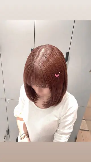 ミディアム カラー 🌷柔らかカラー🍑 Miyu🪽のヘアスタイル
