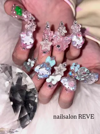 ロング 渡邊 ゆめののネイルデザイン