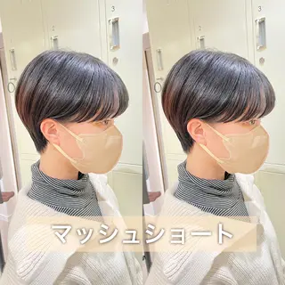 ショート カラー ショート/ボブ/ 透明感カラー/ほのかのヘアスタイル