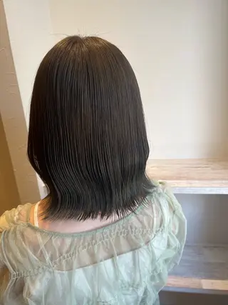 ショート カラー マンツーマン施術🫧 なつのヘアスタイル