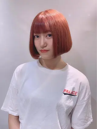 ショート カラー ヘアアレンジ 柔らか垢抜けｶﾗｰと ｶｯﾄ🫧ASUKAのヘアスタイル