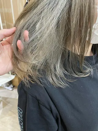 セミロング カラー 縮毛矯正の達人 ☆　松本のヘアスタイル
