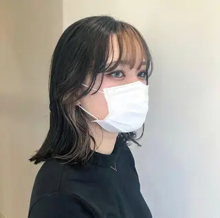 セミロング カラー パーマ ヘアアレンジ メンズ キッズ stylist 🌸 kana.のヘアスタイル