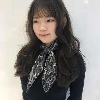 セミロング カラー レイヤー/ブリーチ HIKARU ♡のヘアスタイル